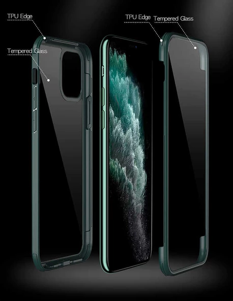Apple iPhone 12 Pro - Kılıf 360 Full Koruma Ön Ve Arka Dor Kapak - 2