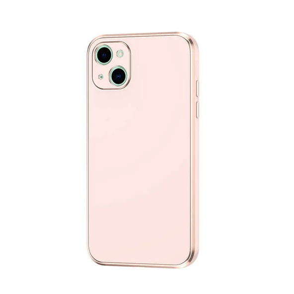 Apple iPhone 13 - Kılıf Parlak Renkli Bark Silikon Kapak