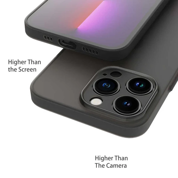 Apple iPhone 13 Pro - Kılıf Mat Ultra İnce Esnek Tpu ​​Tiny Kapak - 3