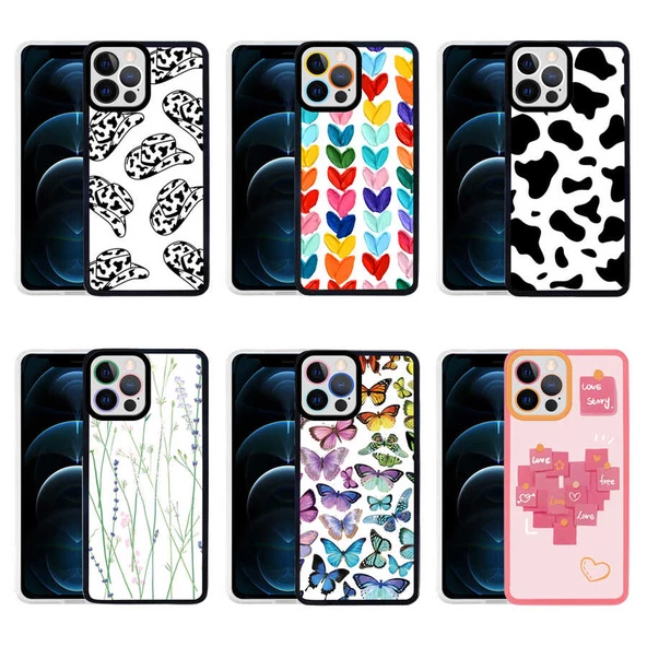 Apple iPhone 12 Pro - Kılıf Desenli Koruyucu M-fit Kapak - 2