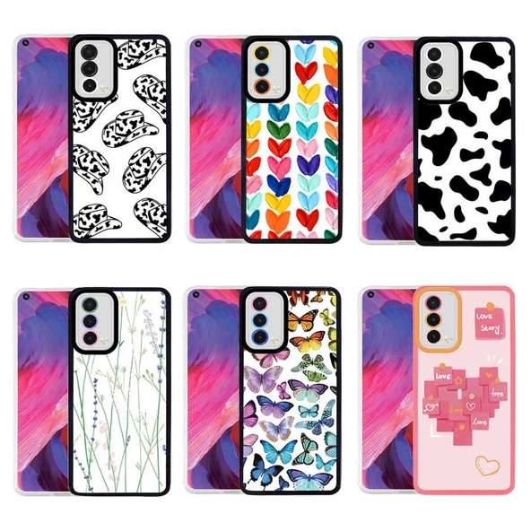 Oppo A74 4G - Kılıf Desenli Koruyucu M-fit Kapak - 2