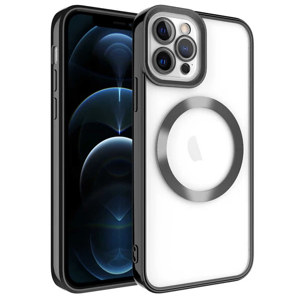 Apple iPhone 11 Pro - Kılıf Magsafe Wireless Şarj Özellikli Setro Silikon