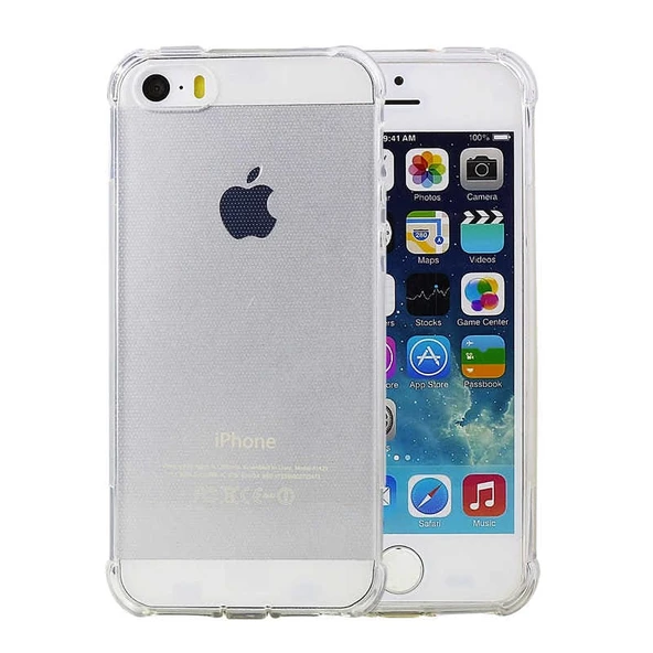 Apple iPhone 5 - Kılıf Kenar Köşe Korumalı Nitro Anti Shock Silikon - 2