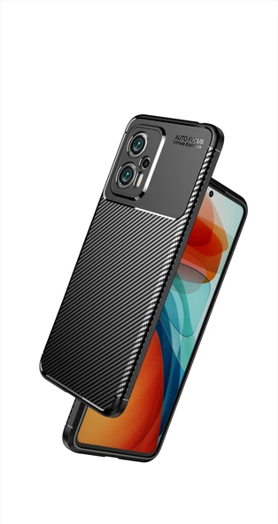 Xiaomi Poco X4 GT - Kılıf Auto Focus Karbon Negro Silikon Kapak - 2