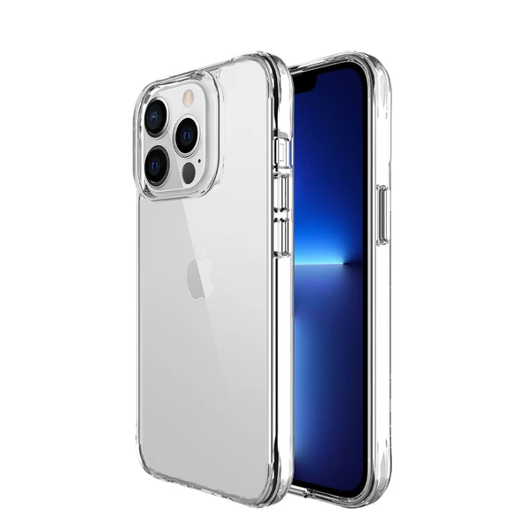 Apple iPhone 13 Pro - Kılıf Şeffaf Ultra İnce Airbag Tasarımlı Okka Kapak - 6
