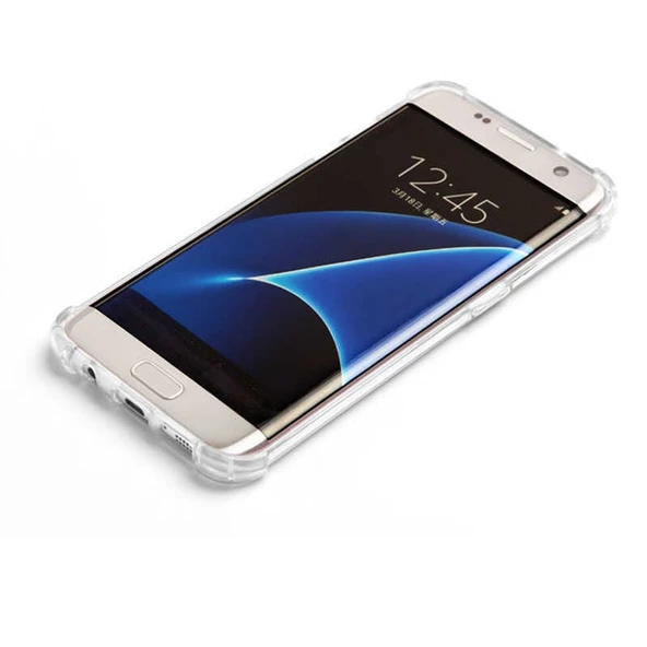 Samsung Galaxy S7 Edge - Kılıf Kenar Köşe Korumalı Nitro Anti Shock Silikon - 3