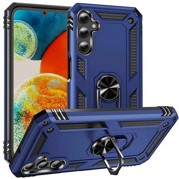 Samsung Galaxy A24 - Kılıf Yüzüklü Zırh Tank Vega Kapak