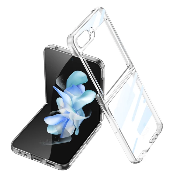 Samsung Galaxy Z Flip 5 - Kılıf Kıpta Lensli Kapak