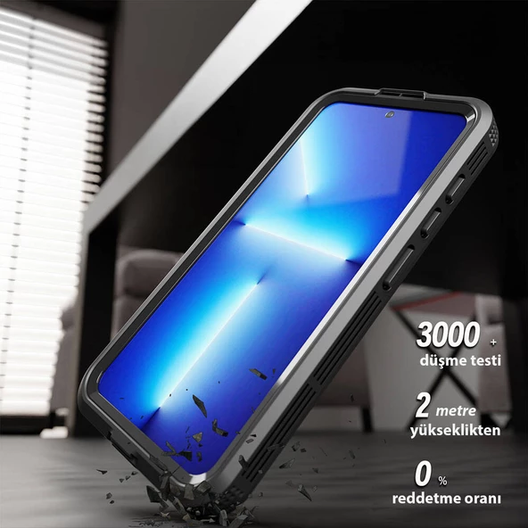 Samsung Galaxy S24 Plus - Kılıf 360 Korumalı Magsafe Şarj Özellikli 1-1 Su Geçirmez Kılıf - 7