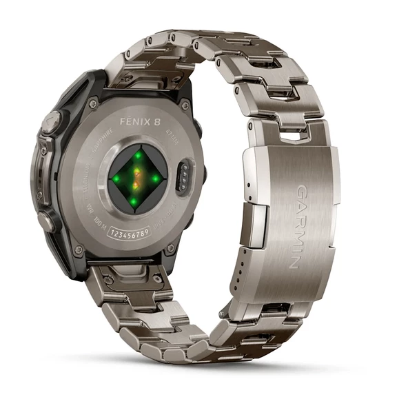 Garmin Fenix 8 – 47mm AMOLED Sapphire Titanyum Vented Titanyum Kayışlı - 7