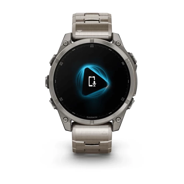 Garmin Fenix 8 – 47mm AMOLED Sapphire Titanyum Vented Titanyum Kayışlı - 4