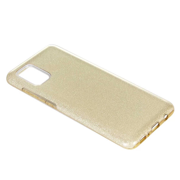 Samsung Galaxy A31 - Kılıf Simli Koruyucu Shining Silikon - Resim 3