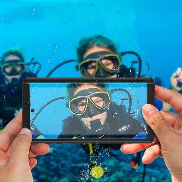 Samsung Galaxy S20 - Kılıf 360 Full Koruma Su Altı Çekimleri Ve Kuryeler İçin Kılıf - Resim 4