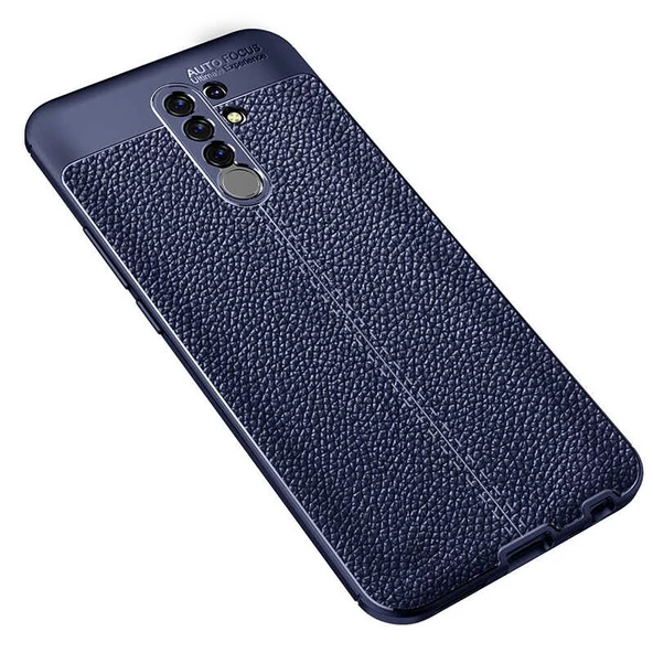 Xiaomi Redmi 9 - Kılıf Auto Focus Karbon Niss Silikon Kapak - Resim 6