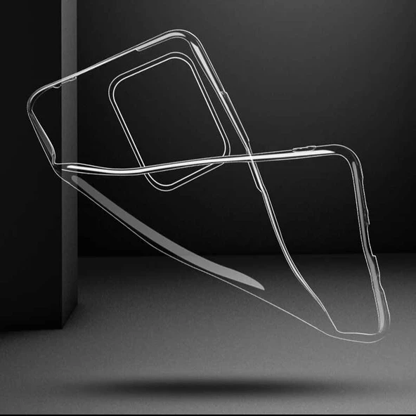 Huawei P40 - Kılıf Şeffaf Soft Slim Fitt Süper Silikon Kapak - Resim 7