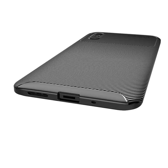 Xiaomi Redmi 9A - Kılıf Auto Focus Karbon Negro Silikon Kapak - 5