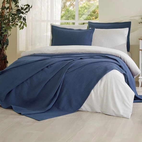 Özdilek Çift Kişilik Gelin Seti Yatak Örtüsü Stripe - 2