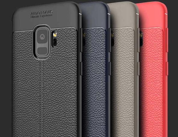 Samsung Galaxy S9 - Kılıf Auto Focus Karbon Niss Silikon Kapak - Resim 2