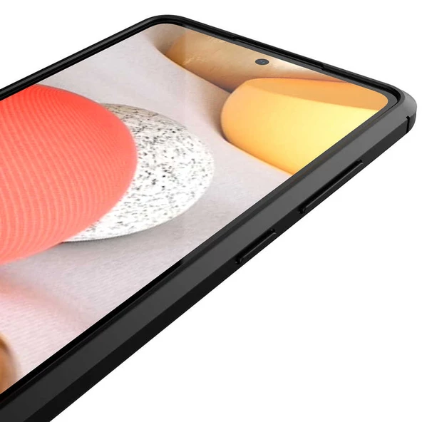 Samsung Galaxy A72 - Kılıf Auto Focus Karbon Niss Silikon Kapak - Resim 3