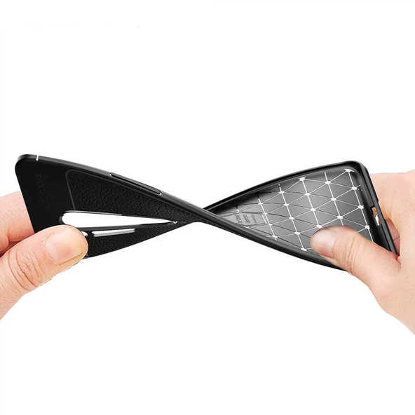 One Plus 8 Pro - Kılıf Auto Focus Karbon Niss Silikon Kapak - Resim 7