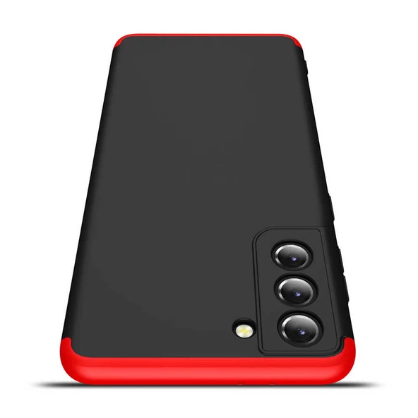 Samsung Galaxy S21 Plus - Kılıf Parmak izi Yapmayan 3 Parça Ays Kapak - Resim 3