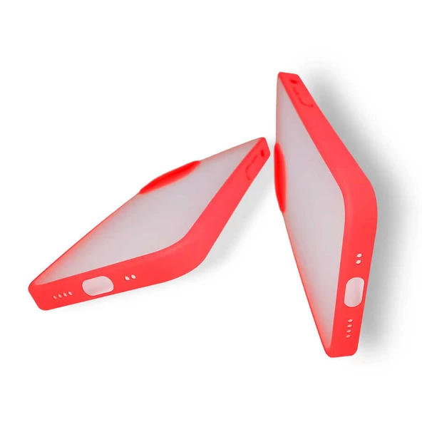 Apple iPhone 12 Pro - Kılıf Arkası Buzlu İnce Mess Kapak - Resim 8