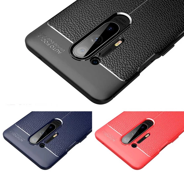One Plus 8 Pro - Kılıf Auto Focus Karbon Niss Silikon Kapak - Resim 8