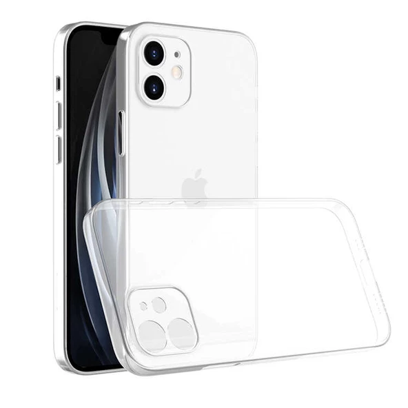 Apple iPhone 12 - Kılıf Kamera Korumalı Sert Blok Kapak