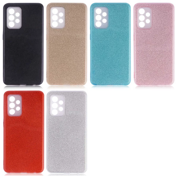 Samsung Galaxy A72 - Kılıf Simli Koruyucu Shining Silikon - Resim 2