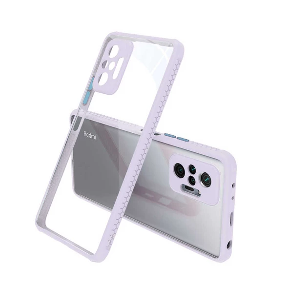Xiaomi Redmi Note 10 Pro - Kılıf ​​Arkası Şeffaf Sert Kaff Kapak ürün görseli 1