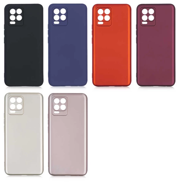 Realme 8 Pro - Kılıf Mat Soft Premier Silikon Kapak - Resim 3