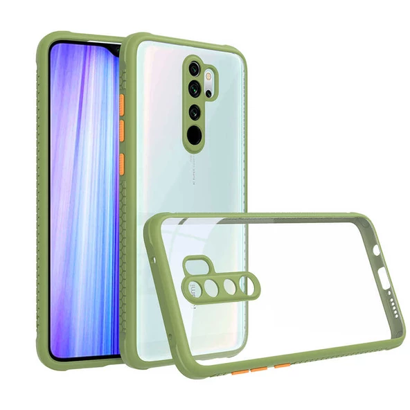 Xiaomi Redmi Note 8 Pro - Kılıf ​​Arkası Şeffaf Sert Kaff Kapak - 4