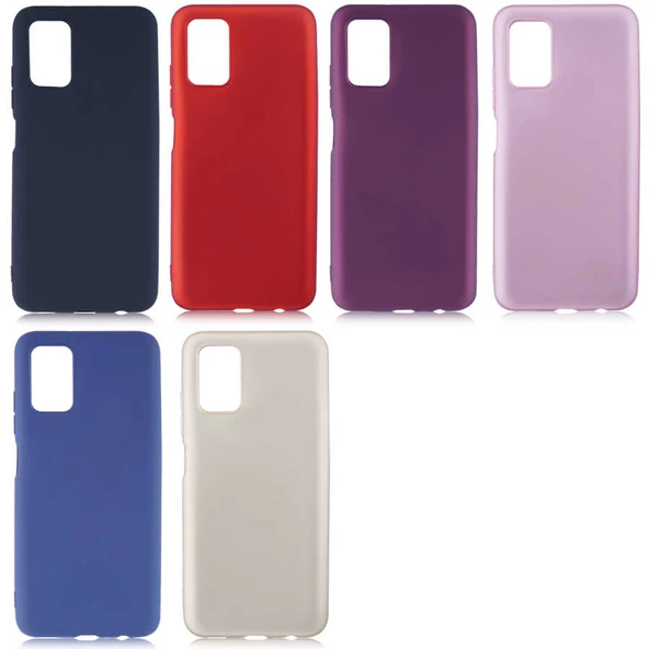 Samsung Galaxy A03S - Kılıf Mat Soft Premier Silikon Kapak - Resim 3