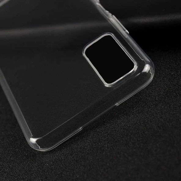 Vivo Y20S - Kılıf Şeffaf Soft Slim Fitt Süper Silikon Kapak - Resim 4