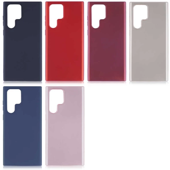 Samsung Galaxy S22 Ultra - Kılıf Mat Soft Premier Silikon Kapak - Resim 3