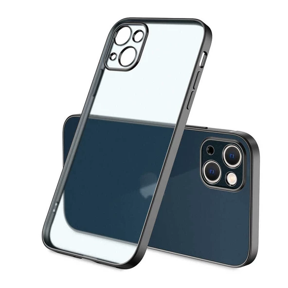 Apple iPhone 13 Mini - Kılıf Kenarı Dik Ve Renkli Mat Gbox Kapak