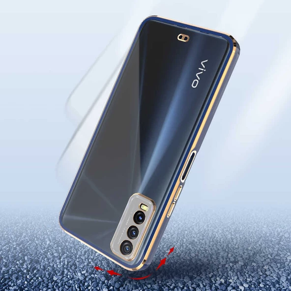 Vivo Y20 - Kılıf Koruyucu Voit Clear Tatlı Sert Silikon Kapak - 6