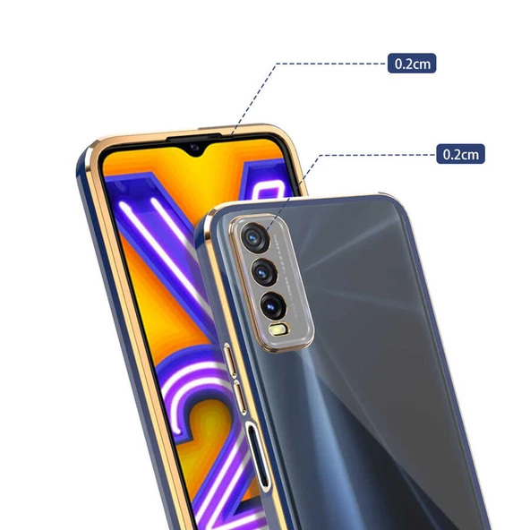 Vivo Y20 - Kılıf Koruyucu Voit Clear Tatlı Sert Silikon Kapak - 3
