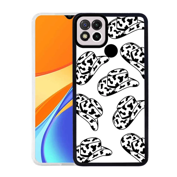 Xiaomi Redmi 9C - Kılıf Desenli Koruyucu M-fit Kapak