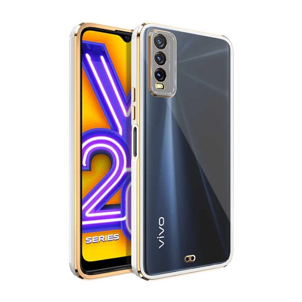 Vivo Y20S - Kılıf Koruyucu Voit Clear Tatlı Sert Silikon Kapak