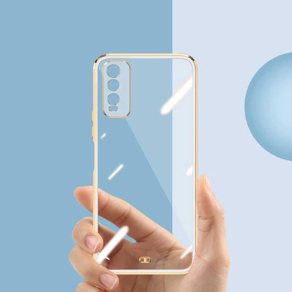 Vivo Y20S - Kılıf Koruyucu Voit Clear Tatlı Sert Silikon Kapak - 4
