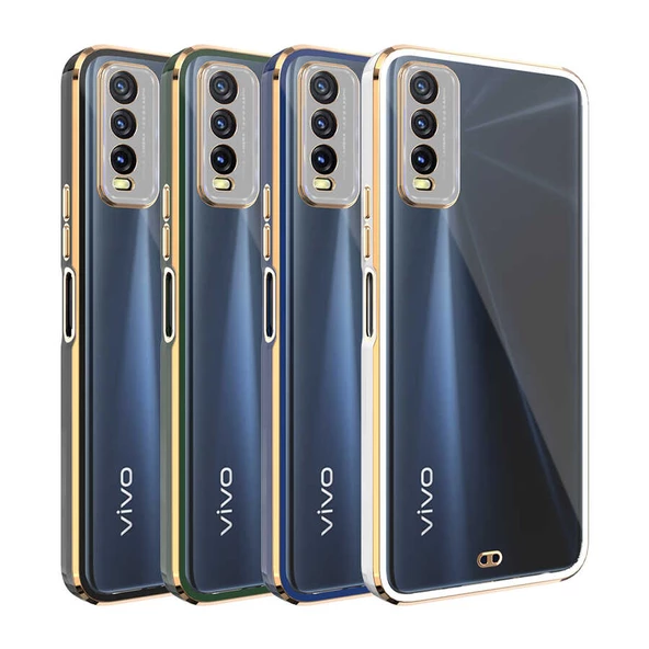 Vivo Y20 - Kılıf Koruyucu Voit Clear Tatlı Sert Silikon Kapak - 2