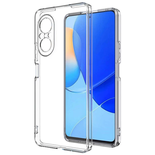 Huawei Nova 9 SE - Kılıf Şeffaf Soft Slim Fitt Süper Silikon Kapak