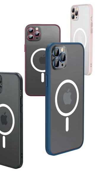Apple iPhone 11 Pro Max - Kılıf Mokka Wireless Kapak - 3