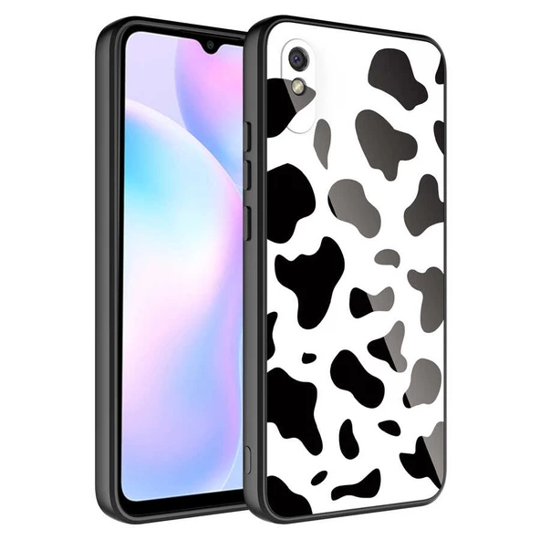 Xiaomi Redmi 9A - Kılıf Kamera Korumalı Desenli Sert Silikon Epoksi Kapak