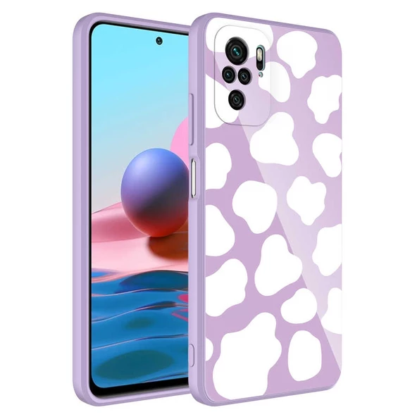 Xiaomi Redmi Note 10 - Kılıf Kamera Korumalı Desenli Sert Silikon Epoksi Kapak