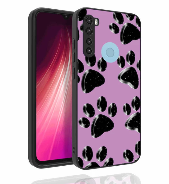 Xiaomi Redmi Note 8 - Kılıf Desenli Kamera Korumalı Parlak Nora Kapak