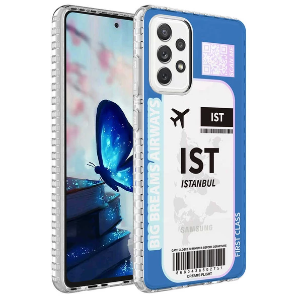 Samsung Galaxy A33 5G - Kılıf Airbag Kenarlı Renkli Desenli Silikon Elegans Kapak ürün görseli 1