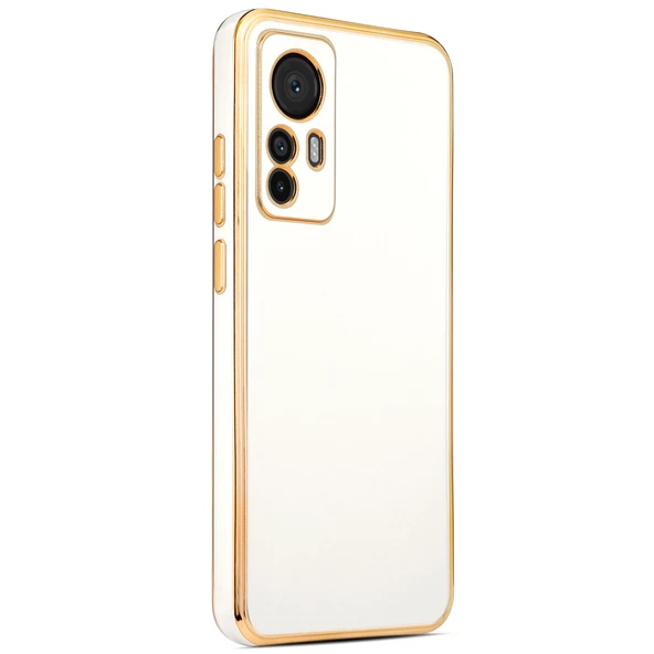 Xiaomi Mi 12T - Kılıf Parlak Renkli Bark Silikon Kapak