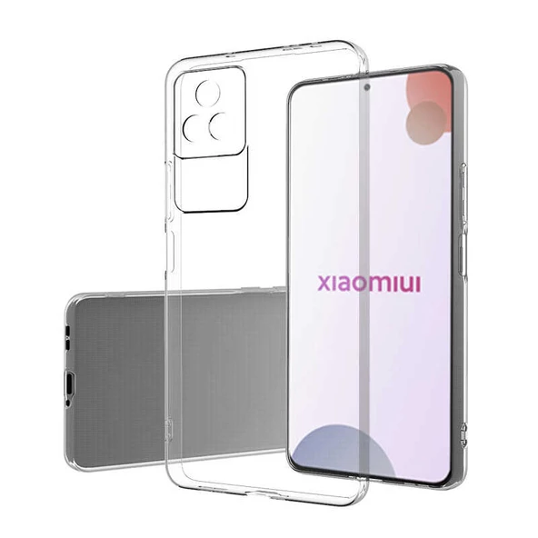 Xiaomi Poco F4 - Kılıf Kamera Korumalı Süper Silikon Kapak